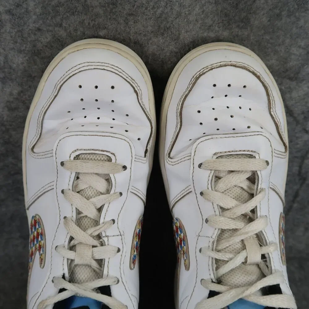 Nike Shoes Kids 5 Sneakers Court Borough Low Athletic Trainers Basketball Swoosh - Picture 9 of 16